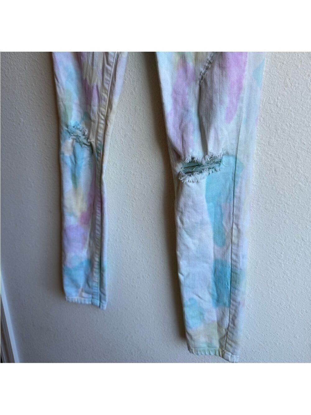 NINA ROSSI Tie Dye High Rise Jeans - Picture 4 of 12